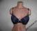 u KRYSI biustonosz push up Tu  plunge 85DD groszki