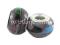 PD128 Lampwork koraliki modułowe fioletowe ze wzo