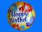 Balon foliowy urodziny Happy Birthday 45 cm