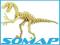 DINOZAURY DEINONYCHUS 2w1 DREWNO J018 somap TYCHY