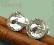 Kolczyki sztyfty Swarovski Crystal 8mm