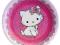 HELLO  KITTY CHERMMY TALERZYKI 18 CM URODZINY