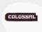 Naszywka czarna COLOSSAL