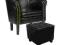 C12w ELEGANCKI FOTEL   PODNÓŻEK MEBLE SALON