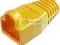 Osłonki wtyku RJ45 RJ-45 8P8C - 100 szt. żółte