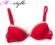 INTIMISSIMI CZERWONY STANIK  PUSH-UP 75 C