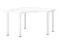 Biurko narożne VIKA 120x120x73 białe