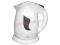 Czajnik 1,0 L płaskie dno biały AD 08 w Adler