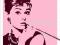 Audrey Hepburn (Cigarello) - plakat 40x50 cm