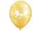 Balony 14cali Metalik Gold Gołąbki, 50szt ślub bal