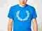 FRED PERRY Unikat NOWA Niebieska Koszulka XL