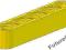 =F86= 3xNowe LEGO Yellow Technic Liftarm 1x5 32316