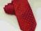 Krawat czerwony Collection Adam BOX K-8