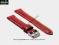 pasek do zegarka 18 mm DILOY P351.18.6 CZERWONY