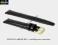 pasek do zegarka 16 mm DILOY 77.01.16 CZARNY