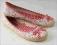 Wyprzedaż balerinki espadryle wygodne materiał 36