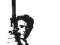 DW STREETART BANKSY STYLE DIRTY HARRY 50X70CM