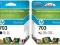 Tusz HP 703 TRI-COLOUR CD888AE, HP 703 BLACK CD887
