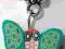 koralik modułowy motylek zielony  1szt