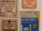 4 etykiety spirytus, zwykła i denaturat ok 1965