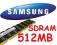 NOWY SAMSUNG SDRAM 512MB PC133+ GWARANCJA !
