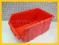 70 x POJEMNIKI MAGAZYNOWE CZERWONY 110 x 165 x 75