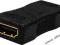 ADAPTER HDMI FEMALE FEMALE ŻEŃSKI GOLD