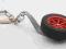 AUTOART 8Spokes Wheel Keychain (red)