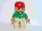 LS nowe lego DUPLO figurka PAN opiekun ZOO new!