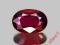 Prześliczny Rubin 0.53ct Hibiscus Red