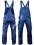 Spodnie robocze Leber Hollman BISTER niebieskie XL