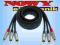 kabel przewod component RGB 3x RCA Czincz 1,5m