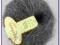 Mohair  włóczka, 5dkg  kol.14807 ciemny szary