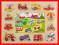 Brimarex Drewniane Puzzle Samochody