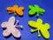 MOTYL, MOTYLEK, MOTYLE, MOTYLKI 4SZT.