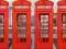 London Phoneboxes - plakat 30,5x91,5 cm