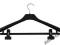WIESZAK PROFILOWANY Z POPRZECZKĄ I KLAMRAMI 42CM