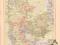 KRÓLESTWO DANII stara mapa z 1890 roku