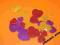 SCRAPBOOKING SERCA SAMOPRZYLEPNE Z BROKATEM 30 SZT