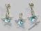 PS Swarovski Star gwiazdki 20 komplet 3kol sztyfty