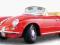 PORSCHE 356B CABRIOLET Importer Burago Bijoux 1/24