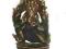 GROŹNY GANESHA Hinduizm figurka16 cm Mosiądz NEPAL