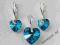 PS Swarovski Serce HEART 10 + 14 komplet 10 Kol