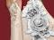 Rękawiczki do ślubu - piękne róże! PROMOCJA -30%