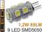 ŻARÓWKA G4 9 LED SMD 5050 85lm 1,2W Ciepła Zimna