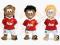 OFICJALNA MASKOTKA MANCHESTER UTD BEAR LEAGUE-45cm