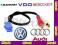 AUX BLAUPUNKT AUDI VW BECKER VDO + RCA 1,5 m