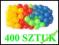 X29 KULKI PIŁKI PIŁKA SUCHY BASEN 400 SZT ATEST