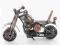 Replika motor motoru bike z metalu chopper Harley