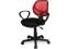 Obrotowy fotel biurowy GABRIEL czerwony membraTILT